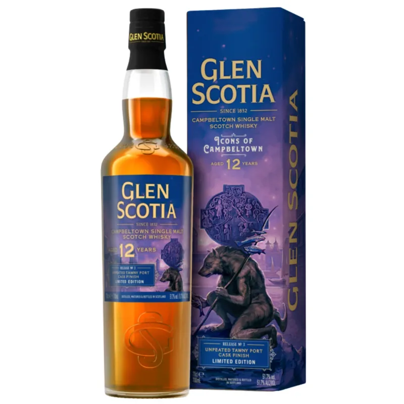 Glen Scotia – 12 Year Old Icons of Campbeltown No.3 The Wulver (70cl, 51.7%)