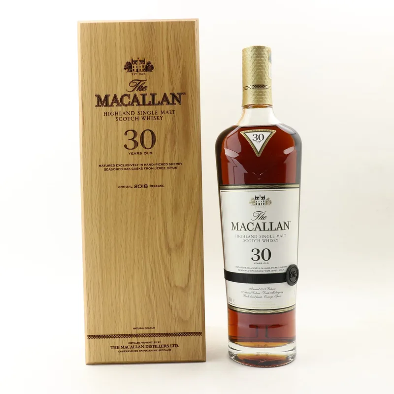 Macallan – 30 Year Old Sherry Oak 2018 Release (70cl, 43%)