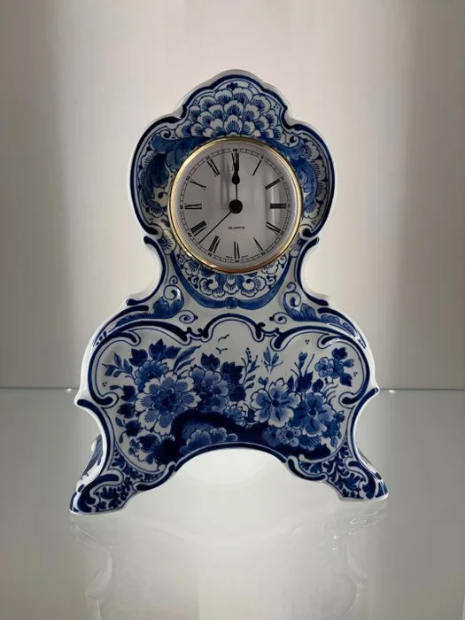 Clock - De Porceleyne Fles, Delft - Ceramic - 1982
