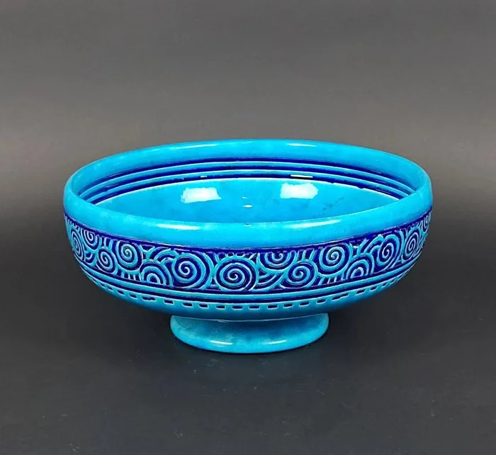 Longwy - Primavera - Dish - Art déco signé - Earthenware