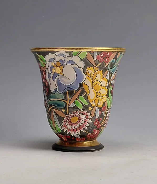 Keramis Boch - Raymond Chevallier - Vase - Earthenware - Art Deco - Mikado Decor
