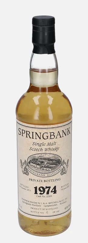Springbank – 1974 Private Bottling (70cl, 46%)