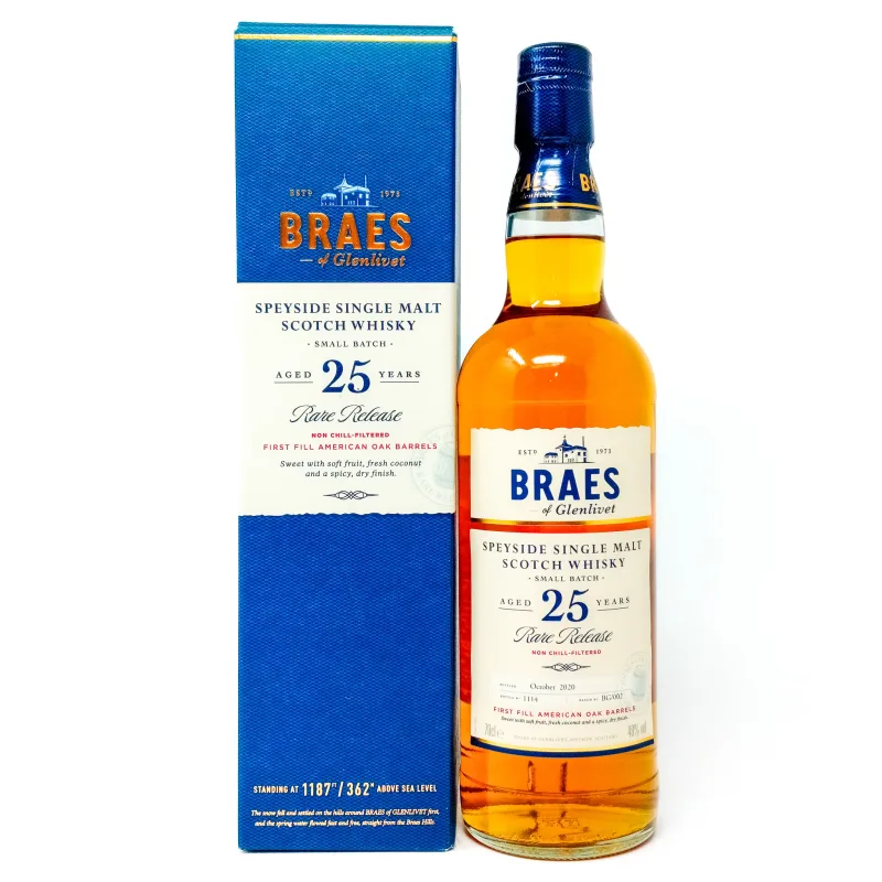 Braes of Glenlivet 25 Year Old Rare Release