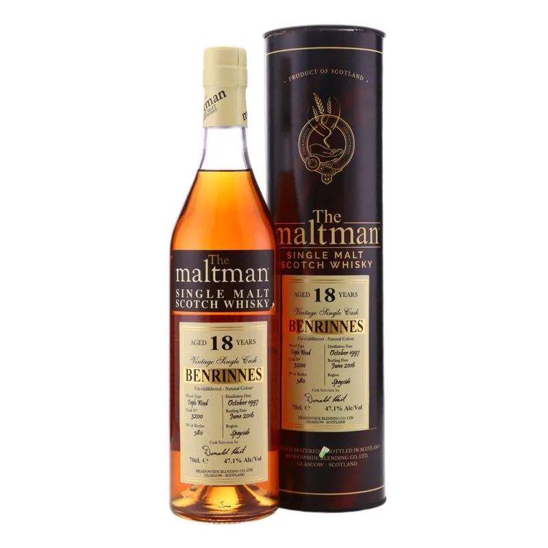 Benrinnes – 1997 The Maltman 18 Year Old