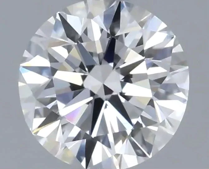 1 pcs Diamond (Natural) - 0.40 ct - Round - D (colourless) - IF - Gemological Institute of America (GIA) - *VG EX None*