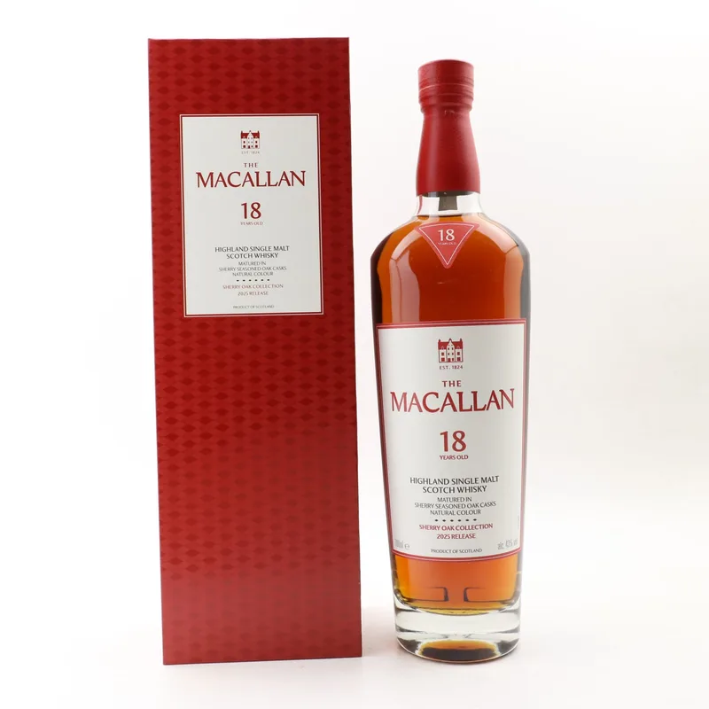 Macallan – 18 Year Old Sherry Oak Collection 2025 Release (70cl, 43%)