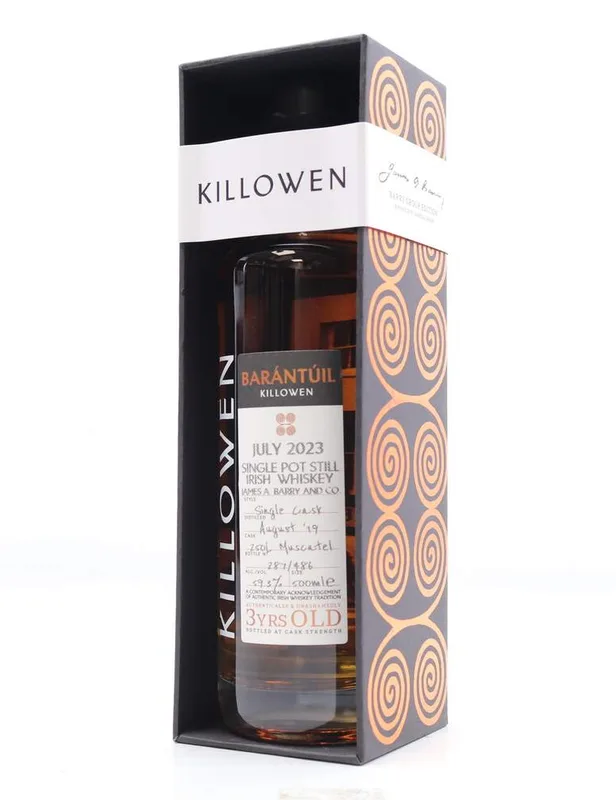 Killowen – Barantuil Irish Whiskey 3 Year Old JAMES A. BARRY AND CO.