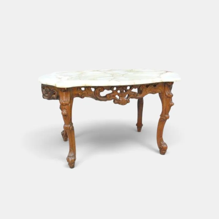 Cabinet - Wood, Marble - marble-top table