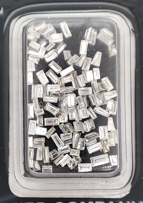 116 pcs Diamond (Natural) - 2.03 ct - Tapered - G, I - VVS1, VS1 - Gemmological Centre Israel (G.C.I.)