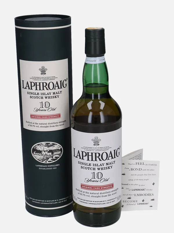 Laphroaig – Original Cask Strength 10 Year Old (70cl, 55.7%)