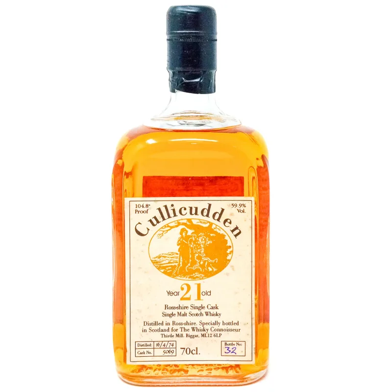 Cullicudden (Dalmore) 1974 21 Year Old Whisky Connoisseur Single Malt Scotch Whisky