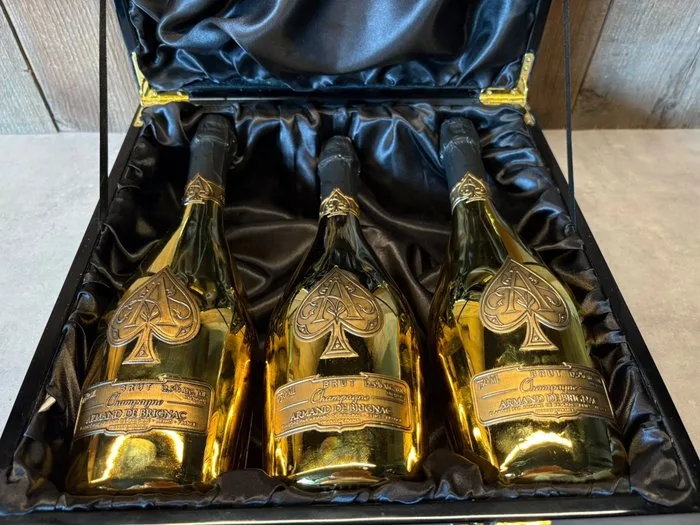 Armand de Brignac, Ace of Spades Gold - Champagne Brut - 3 Bottles (0.75L)