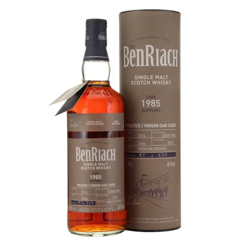 Benriach – 1985 Cask Bottling 33 Year Old Peated