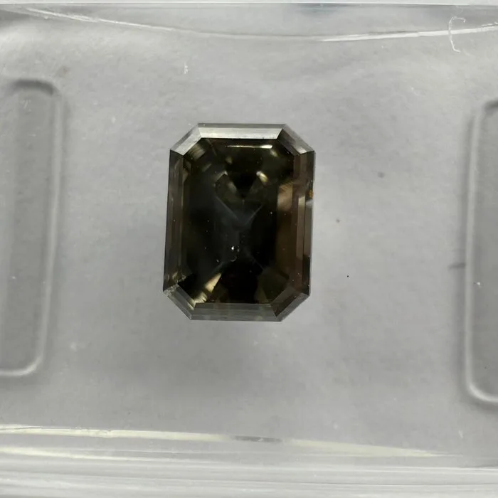 1 pcs Diamond (Natural coloured) - 1.21 ct - Fancy dark Greenish Grey - SI1 - International Gemological Institute (IGI)