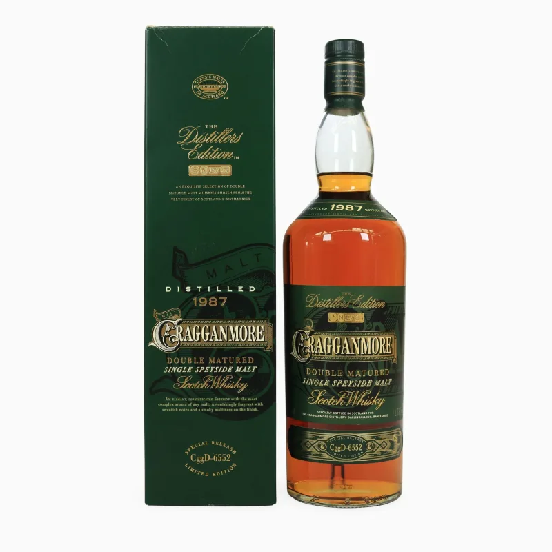 Cragganmore – 1987 (Distiller's Edition) 1 Litre
