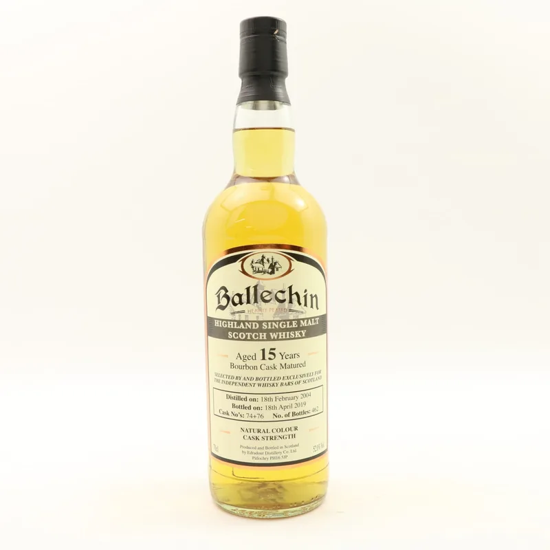 Ballechin – 2004 15 Year Old For Independent Whisky Bars Of Scotland (70cl, 52%)