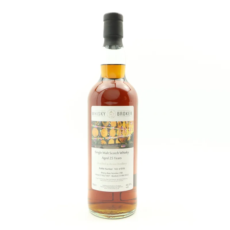 Arran – 1997 25 Year Old Whisky Broker (70cl, 46%)