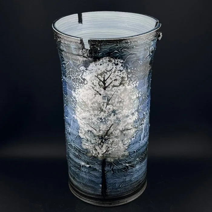 Vase - Stoneware - Japan - 草場Kusaba Masato-SnowTree