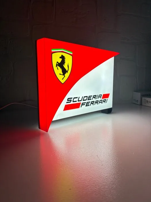 Ferrari illuminated sign for workshop or showroom - Ferrari - 2025