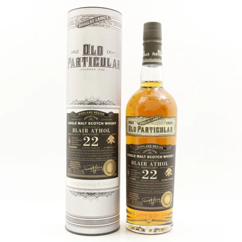 Blair Athol – 22 Year Old Douglas Laing Old Particular 1997 Single Sherry Butt Germany Exclusive (70cl, 52.1%)
