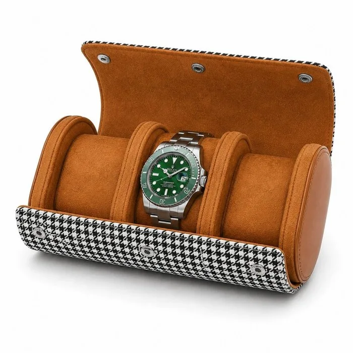 Porsche Pepita Watch Roll for 3 watches (Travel Case for 3 Watches) - Porsche - 2026