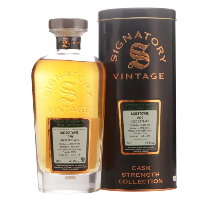 Mosstowie 1979 Signatory Vintage 36 Year Old Cask Strength