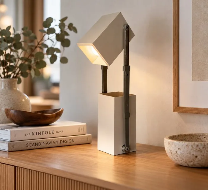 Louis Poulsen - Bent Gantzel-Boysen - Desk lamp - LamPetit - Metal - Chrome - Plastic