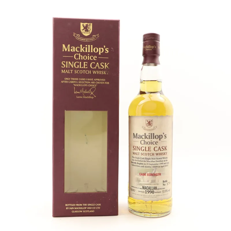 Macallan – 1990 MacKillop’s Choice (70cl, 53.9%)