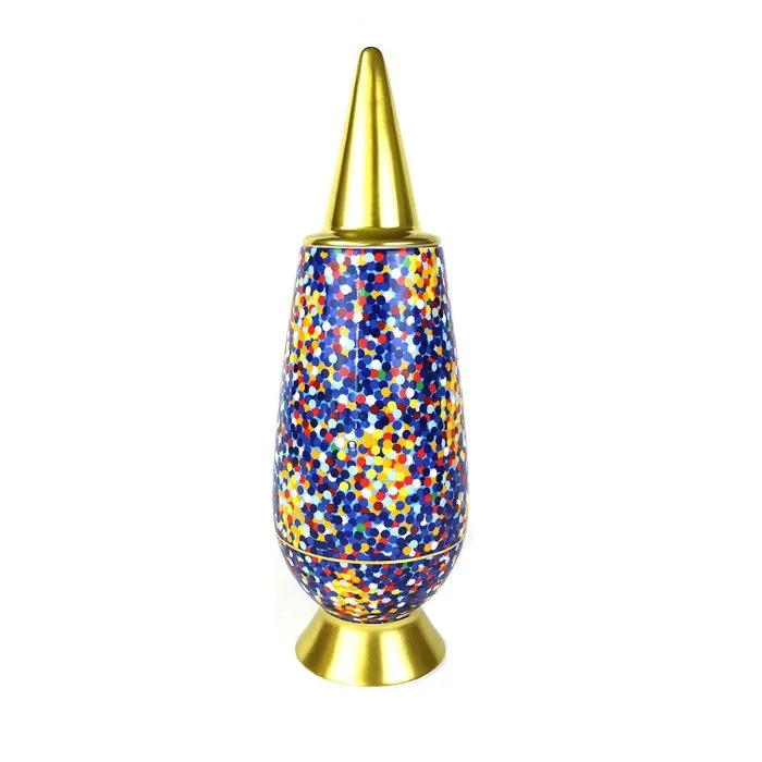 Alessi - Alessandro Mendini - Vase - 100% Make-up - Limited Edition (267/999) Proust - porcelain and gold