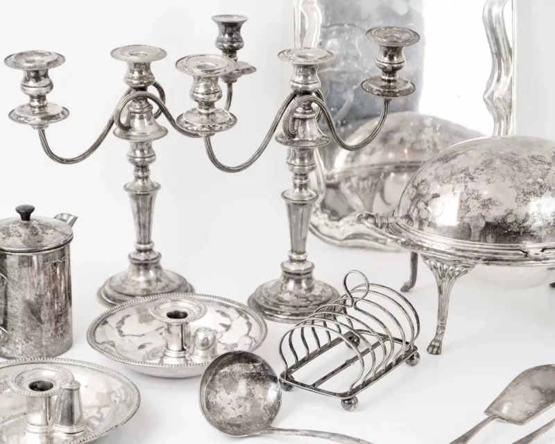 A large collection of silver plated wares