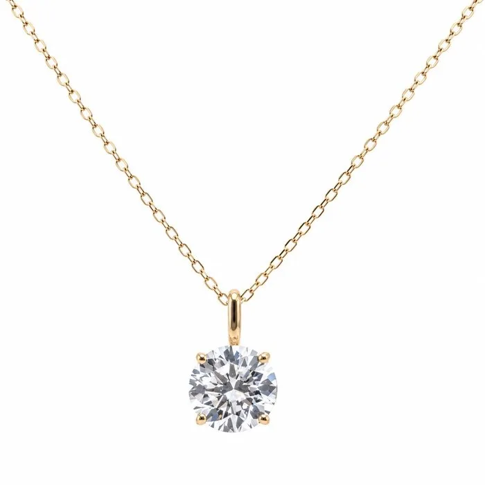 Necklace - 14 kt. Yellow gold - 2.01ct. tw. Diamond (Lab-grown)
