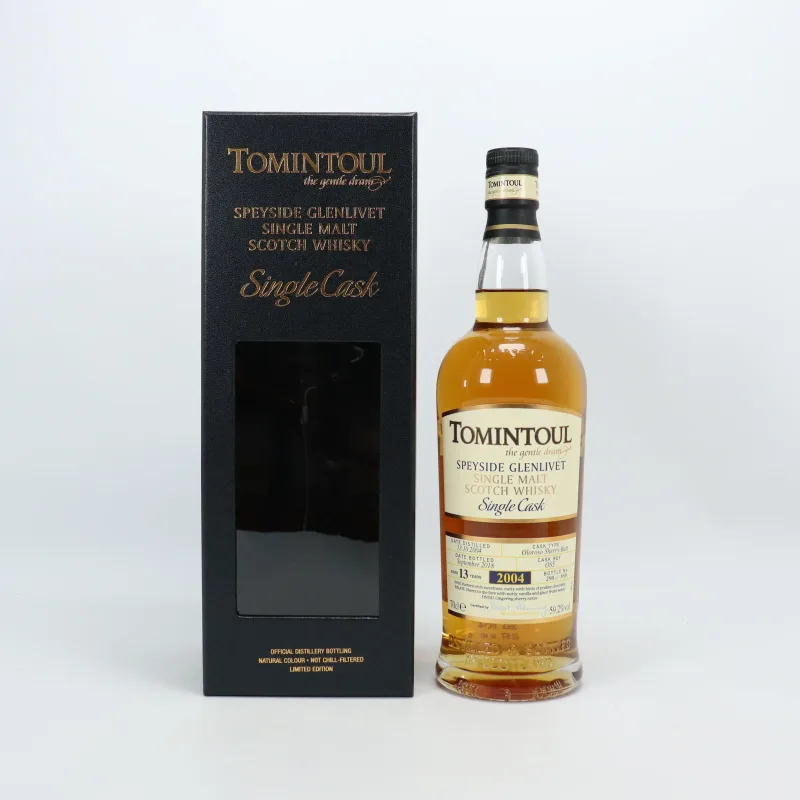 Tomintoul – Single Sherry Cask #5 2004 Vintage 13 Year Old
