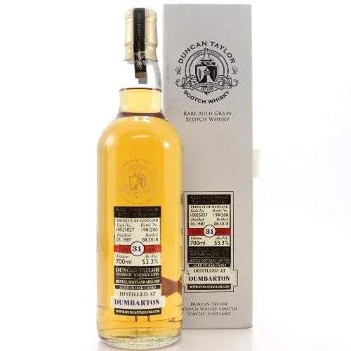 Rare Auld Grain Dumbarton 1987 31 Years Old Duncan Taylor