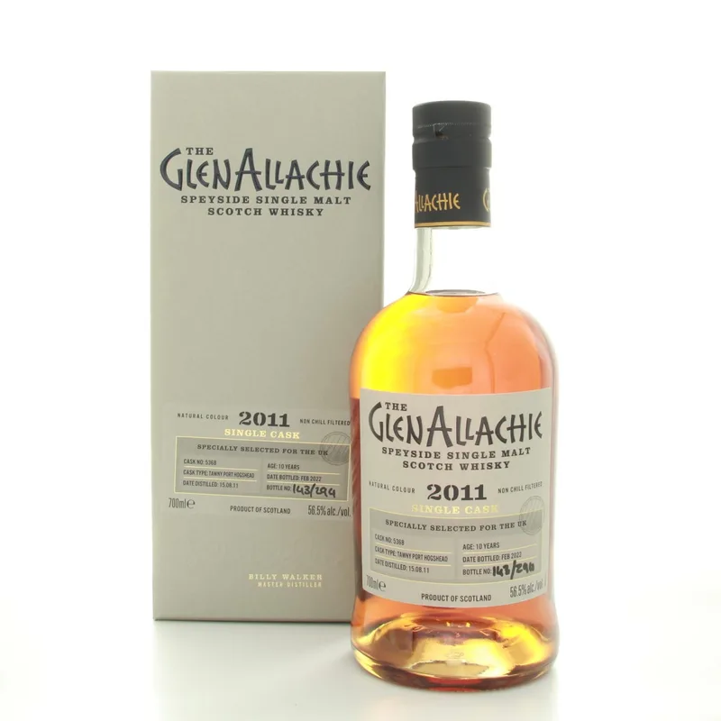 GlenAllachie 2011 Single Cask #5368 (70cl, 56.5%)
