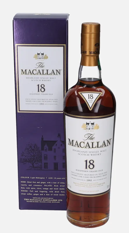 Macallan – 1993 18 Year Old