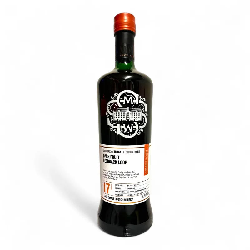 Balmenach – 17 Year Old 2006 SMWS Bourbon Hogshead & 1st Fill Oloroso Finish 48.164 Dark Fruit Feedback Loop