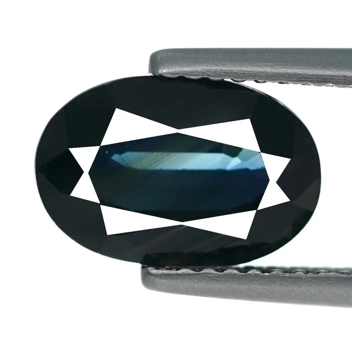 1 pcs Blue, Green Sapphire - 3.48 ct - International Gemological Institute (IGI)