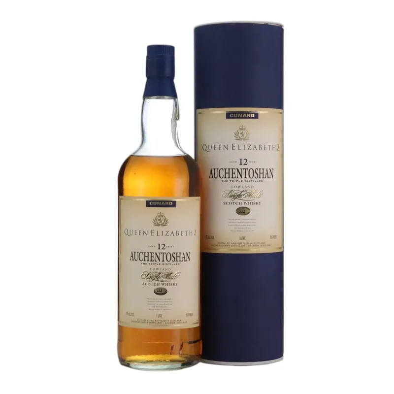 Auchentoshan – Queen Elizabeth 2 12 Year Old Litre