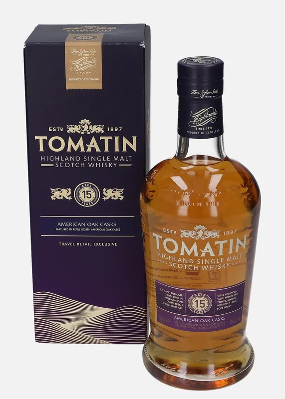 Tomatin – 15 Year Old (70cl, 46%)