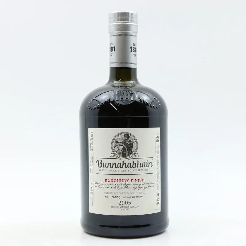 Bunnahabhain – 2005 Burgundy Finish (70cl, 60.7%)