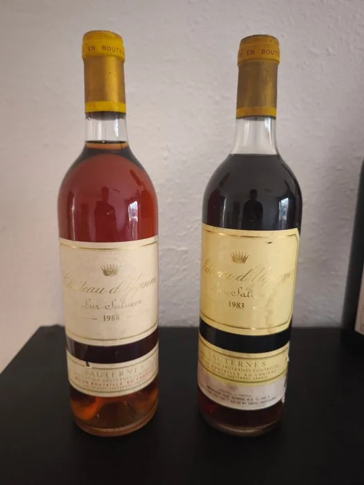 1983 & 1988 Chateau d'Yquem - Sauternes 1er Cru Supérieur - 2 Bottles (0.75L)