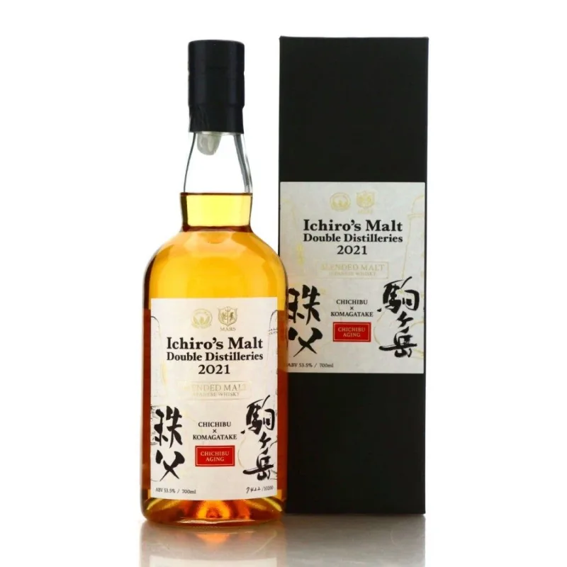 Chichibu – Ichiro's Malt Double Distilleries Chichibu & Komagatake Japanese Blended Malt Whisky (2021) (70cl, 53.5%)