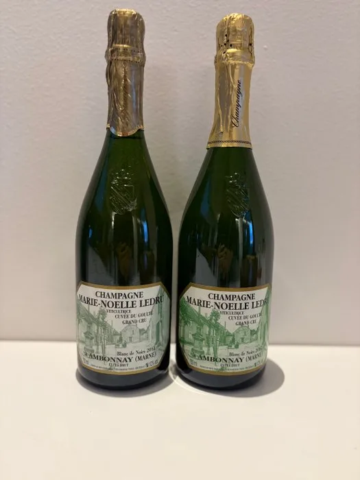 Marie-Noëlle Ledru, Champagne Extra Brut Cuvée du Goulté 2013-2015 - Champagne - 2 Bottles (0.75L)
