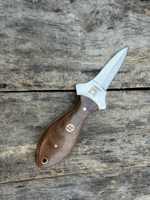 Kitchen knife - Handmade Knife, Wood Handle - North America - Leather Sheaths (OST1)