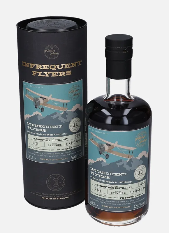 Glenrothes – 2009 11 Year Old Alistair Walker Infrequent Flyers Release No.26 (70cl, 59.1%)