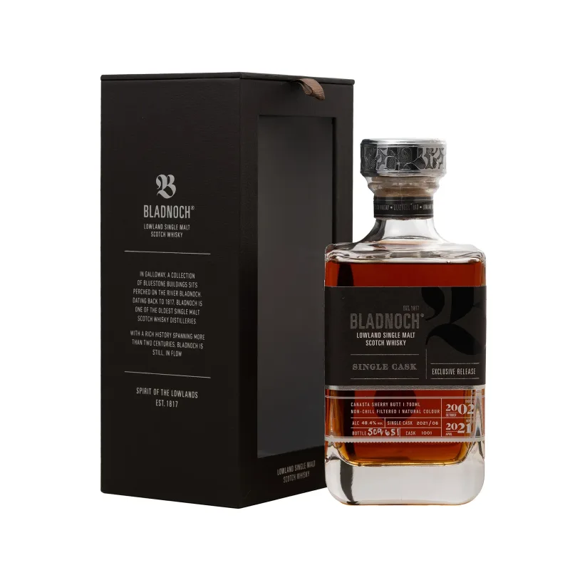 Bladnoch – 2002 18 Year Old Single Cask #1001 Canasta Butt
