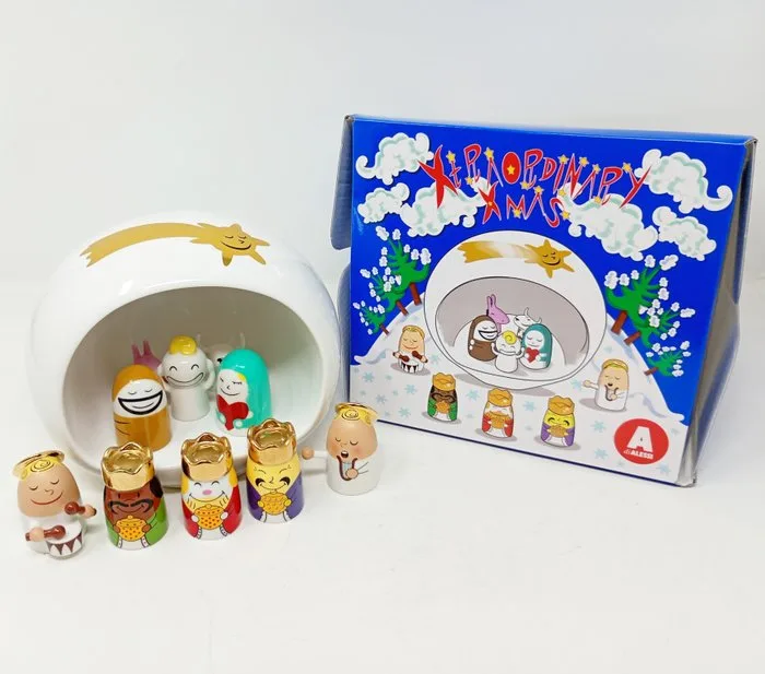 Massimo Giacon, LPWK - Nativity scene Alessi - Xtraordinary Xmas - Porcelain