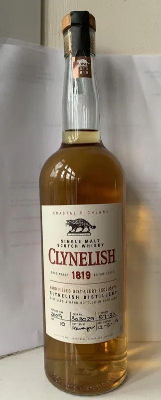 Clynelish – 10 Year Old 2019, 1st Fill American Oak Hogshead, #303029