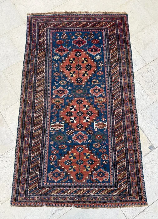 Carpet - 220 cm - 125 cm - Antique Caucasian Shirvan