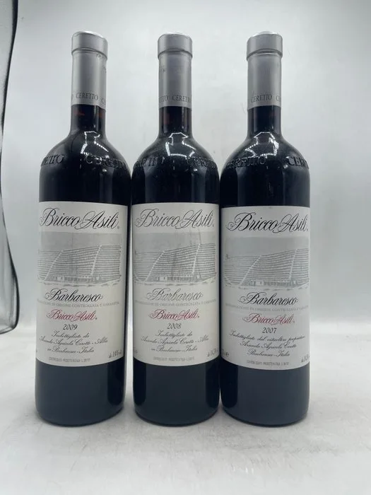2007, 2008, 2009 Ceretto, Bricco Asili - Barbaresco DOCG - 3 Bottles (0.75L)